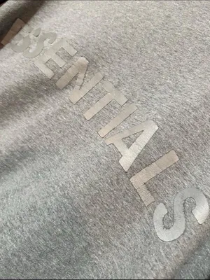 Fear of God Essentials Reflective Logo Hoodie thumbnail 4