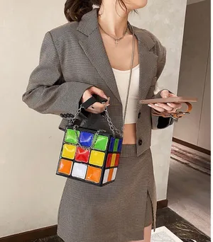 Rubik’s Cube Purse Handbag Multiple thumbnail 3