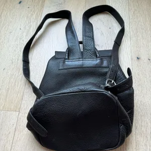 Vintage Eddie Bauer Brown Leather Rucksack Backpack thumbnail 7