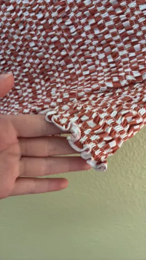 American Eagle Orange Striped Top thumbnail 8