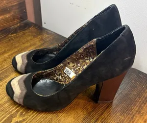 Missoni Black Chevron Heels Size‎ 6.5 thumbnail 1