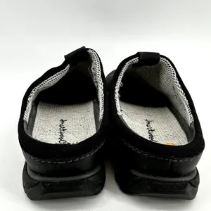 Timberland x Smartwool Power Lounger Clogs Slippers Leather Merino Wool Black 9M thumbnail 4