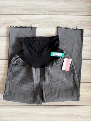Motherhood Maternity Slim Straight Jeans Black Large NWT STITCH FIX thumbnail 8