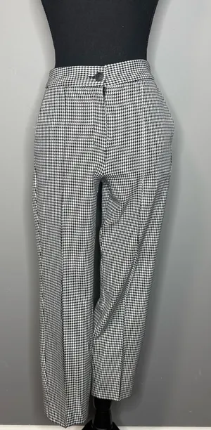 Express Black and White Houndstooth Pantsuit thumbnail 1