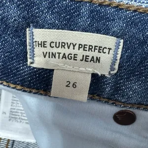 NEW Madewell The Curvy Perfect Vintage Jeans Womens 26 Medium Wash Straight Leg thumbnail 6