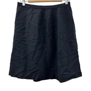 Vintage Gianni Sport Black Made in USA‎ A-Line Mini Skirt Size 12 thumbnail 1