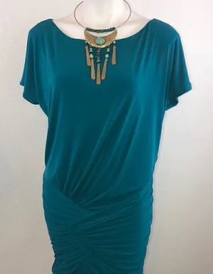 Gianni Bini emerald green mini dress thumbnail 1