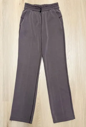 Lululemon Sequoia Brown Softstreme Straight Drapey Leg Elastic Waisted Pants 2 thumbnail 1