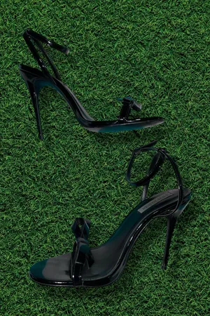 Steve Madden Bradshaw Heels Black Bow thumbnail 2