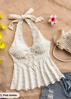 Summer Top White Size L thumbnail 1