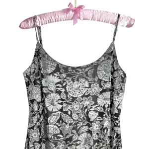 NWOT Y2K Bebe Slip Dress S Velvet Burnout‎ Silver Lined Fairy Grunge Whimsigoth thumbnail 4