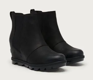 Sorel Black Chelsea Wedge Ankle Booties thumbnail 1