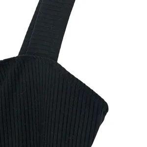 Reformation Julia Ribbed Sweater Tank - Black - Medium thumbnail 10