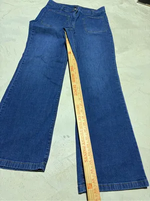 J. Crew Wide Leg Women's Jeans Blue 25 thumbnail 2