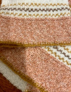 Sincerely Jules super trendy ombré cropped cable knit, sweater 100% cotton XL thumbnail 10