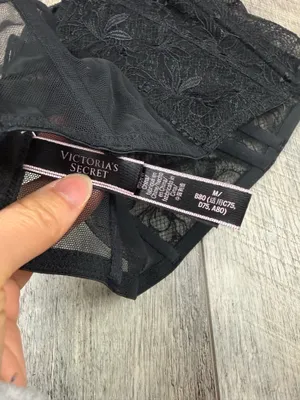 Victoria's Secret Black Lace Bustier Bra Top thumbnail 10