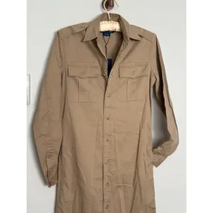 NWT Vintage Ralph Lauren Desert Explorer Maxi Dress Button Up Long Sleeve Tan thumbnail 2