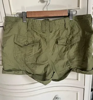 Olive Cargo Shorts thumbnail 2