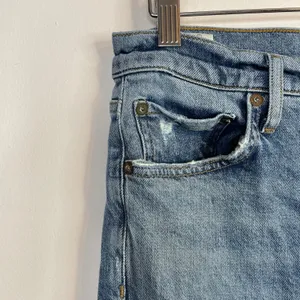 Agolde Nico Slim High Rise Ankle Distressed Button Fly Stretch Jeans Womens 28 thumbnail 4