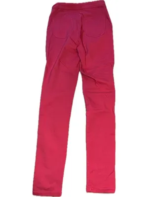 Super Swank" High-Waisted Stretchy Skinny Jeans - Fuchsia Pink (Size L) thumbnail 3
