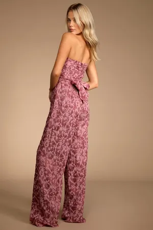 Lulus Feminine Romantic Ruched Sleeveless Organza Medium Jumpsuit thumbnail 9
