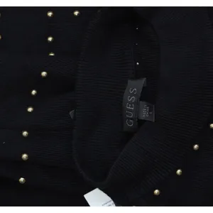 Guess Womens Sleeveless Studded Veronika Bodycon Knit Sweater Dress Jet Black L thumbnail 5