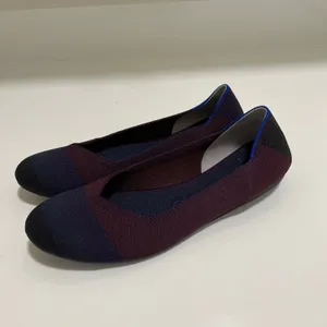 Rothy's The‎ Flat Blackberry Captoe Ombre Colorblock Flats Size 9.5 thumbnail 3