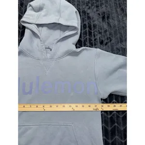 LULULEMON Women's Hoodie Blue Sweatshirt Graphic Spellout All Yours Size 6 thumbnail 8