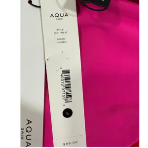 AQUA Swim Fuchsia Red Colorblock Underwire Bikini Set L FCH-1559H FCH-1623F thumbnail 5