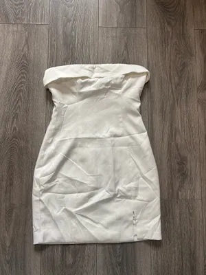 New Showpo Tricia Mini Dress Strapless Foldover Neckline Dress Size Small thumbnail 5
