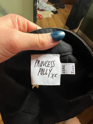 Princess Polly Black Cargo Jeans thumbnail 5