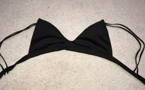 Black Swim Top Size XS thumbnail 1