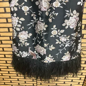 Kate Spade‎ Madison Avenue Pamella Chinoiserie Feather Hem Dress thumbnail 5