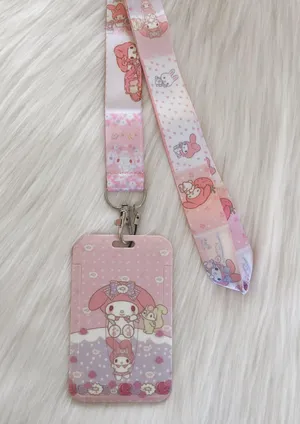 My Melody sanrio lanyard with Id/ card holder thumbnail 1