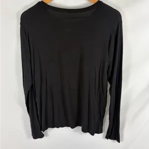 Nine West Soft Spun Black Long Sleeve Tshirt Size XL thumbnail 3