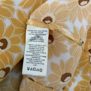 FREE PEOPLE Rosalee Midi Dress Yellow Combo Floral Cutout Back Boho X-Small thumbnail 13