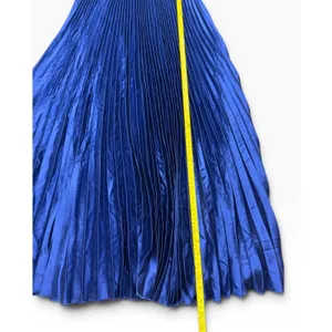 Lulus Royal Blue Strapless Pleated Dress Size M thumbnail 10