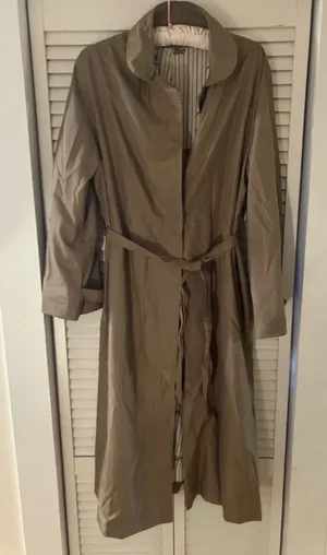 Vintage Jay Stone for Raincheetahs Long Trenchcoat Size 14 thumbnail 1