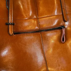 Kattee Leather Tote Bag City Travel Office Work Minimalist Casual thumbnail 4