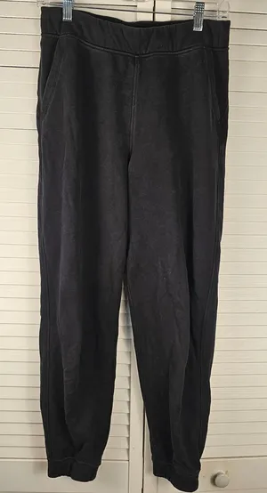 Lululemon Womens Black Relaxed‎ High Rise Jogger Pants 6 thumbnail 1