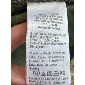 JCrew Moss Green Resin Coated Twill Field Jacket Utility Coat Womens Size Small thumbnail 14