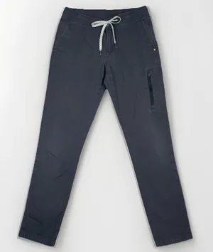 Vuori | Woman's Ripstop Cargo Pants Navy Blue Elastic‎ Waist Drawstring, Size S thumbnail 1