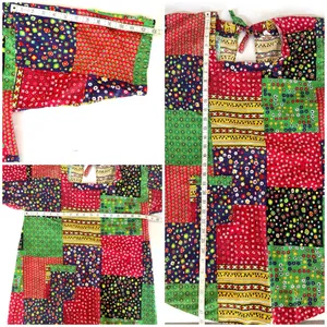 Vintage 60s bandana patchwork print tie-back apron top by Design House thumbnail 7