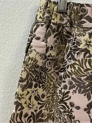 Free People Shine Like A Shorty Jacquard Shorts in Gold Combo Size XS‎ NWT thumbnail 10