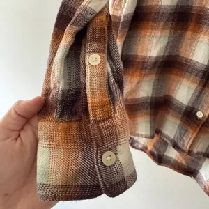 Madewell Flannel Side-Button Oversized‎ Ex-Boyfriend Shirt in Bickett Plaid thumbnail 6