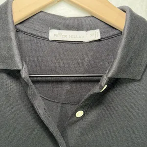 Peter Millar Women's Golf Polo Black Cotton Blend Size XS thumbnail 3