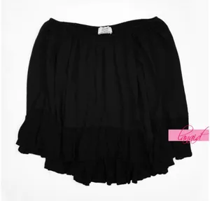 ZARA Ruffle Detail Off-The-Shoulder Top Black Relaxed Flowy Shoulderless Blouse thumbnail 4