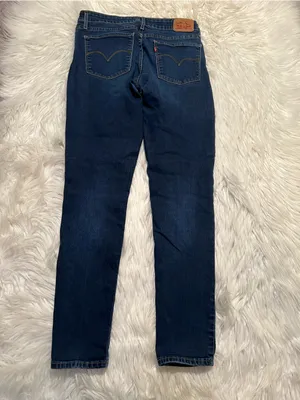 Levi's Women's Size 29 711 Skinny Jean Dark Wash Rinse Mid-Rise Stretch Cotton thumbnail 6