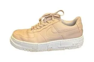 Nike Women's Size 10 Air Force 1 Pixel Particle Beige CK6649-200 Fast Ship thumbnail 1