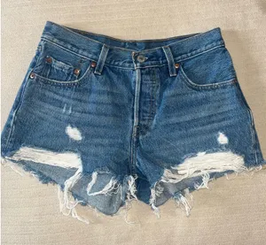 Levi’s 501 Denim Shorts Cut-Off Button Fly thumbnail 1